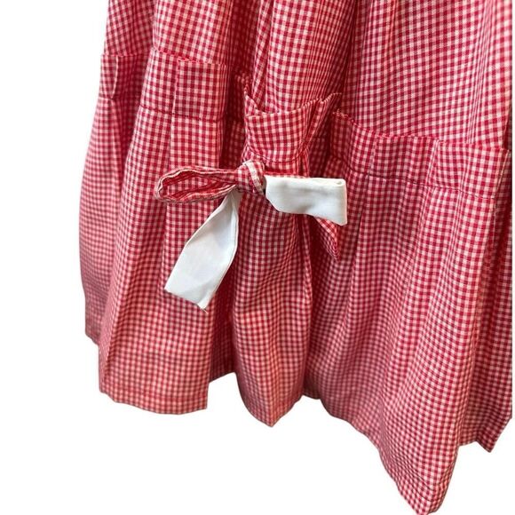 VTG 60s Dress Handmade Cottage Prairie Peasant Square Dance Western Girl’s SZ 6 - Picture 6 of 16